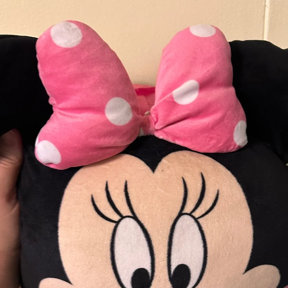 Disney Minnie Mouse Pink and Black Kids Backpack - Picture 10 of 10
